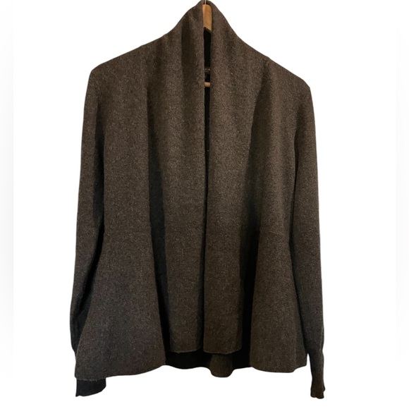 Shawl Cardigan Cashmere Sweater Coat Shawl Collar 3/4 Coat USA